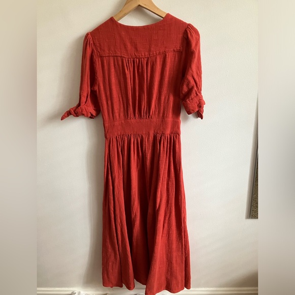 Free People Love of my Life Midi Dress - Terracotta color - Picture 6 of 6